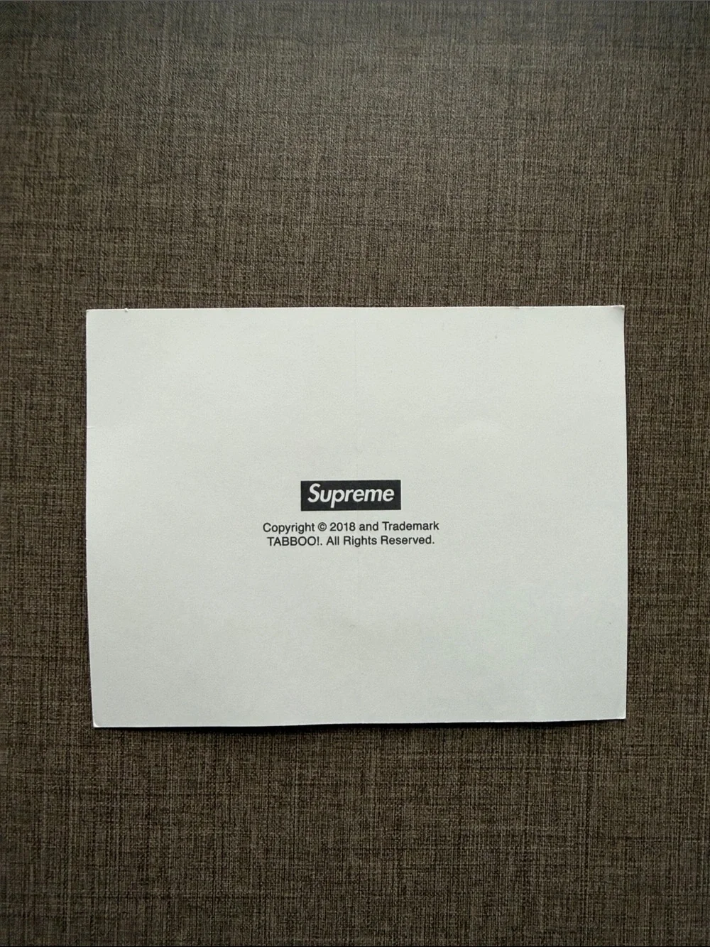 Supreme Sticker - Picture 2 of 2